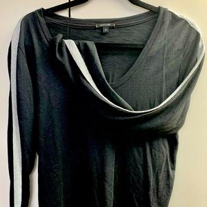 Stella & Dot racer stripe long sleeve tee